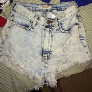 High rise shorts