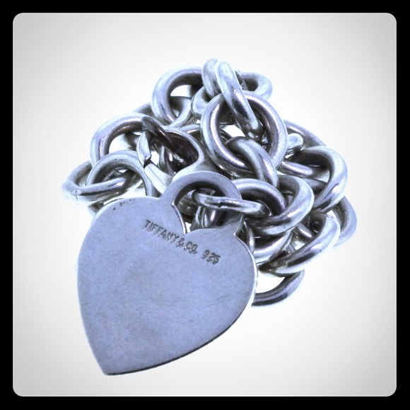 Tiffany and Co. Heart Charm bracelet - Picture 1 of 4