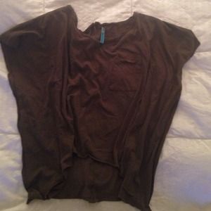 Alice + Olivia olive green shirt