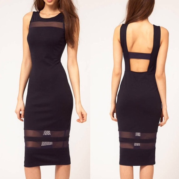 Dresses & Skirts - Sexy black mesh dress❤️