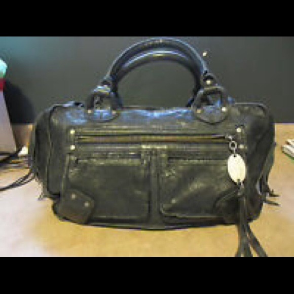 Juicy Couture navy leather purse