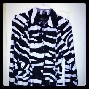 Coat  zebra print