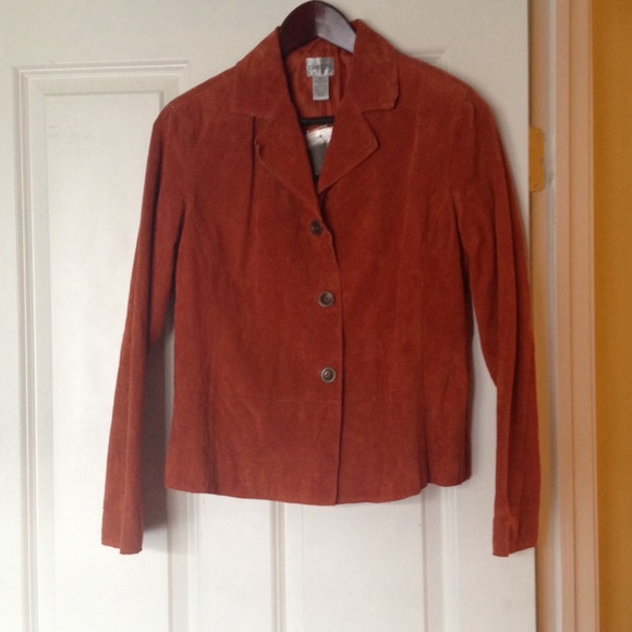 Suede rust jacket