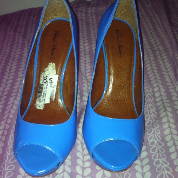 Blue shoes