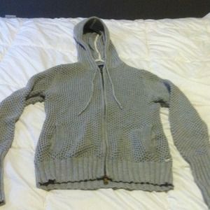 American Eagle Outfitters zip up hooded sweater