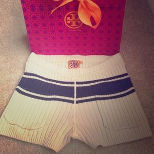 🎉HOST PICK🎉 Tory Burch Knit Stripe Short Shorts