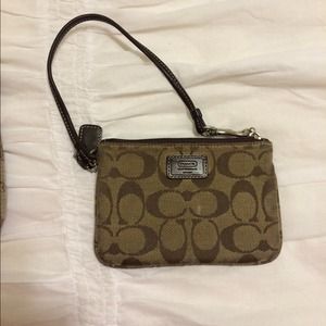 Coach wristlet