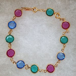 Vintage crystal bracelet