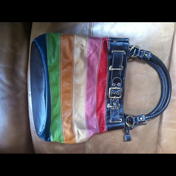 Colorful Soft Hobo Bag - Picture 2 of 3