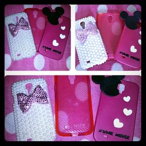 Galaxy S4 Bling Phone Case Bundle