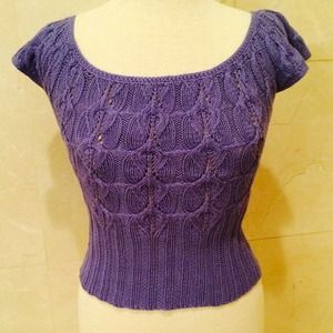 🔹Periwinkle🔹 crochet top from Anthropologie.