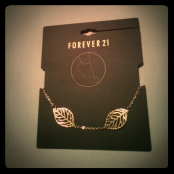 Gold leaf anklet