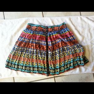 Sold! Forever 21 high waist aztec print skirt