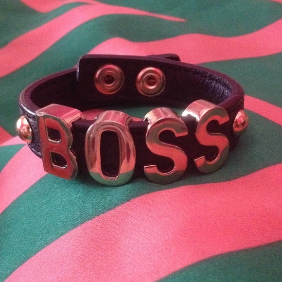 "BOSS" bracelet