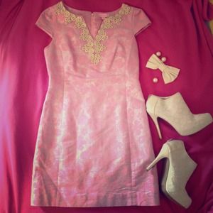 💕🎀 RARE Stunning Pink Lilly Pulitzer Dress 🎀💕