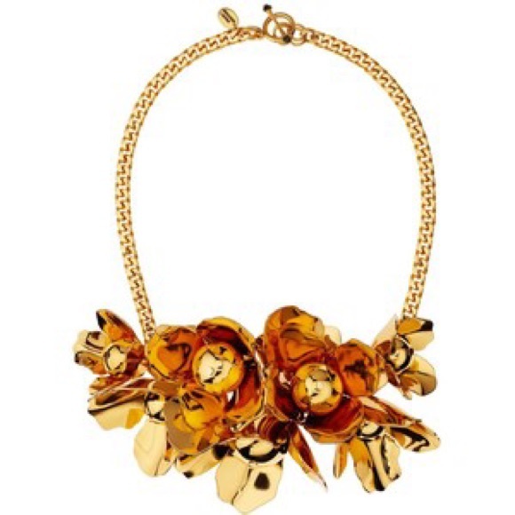 Juicy couture amazing gold tulip necklace