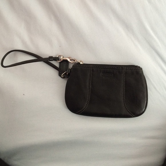 Small coach wristlet