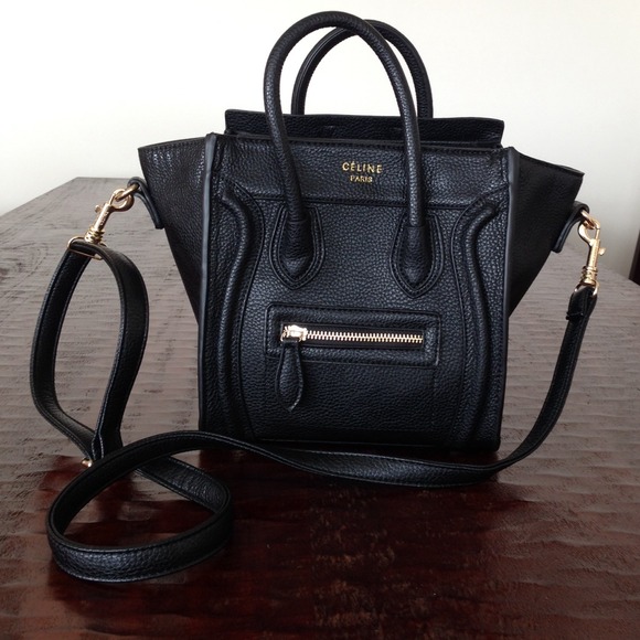 Black celine inspired bag 2 RESERVED