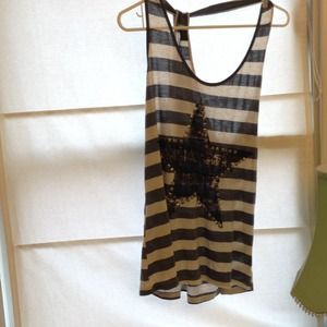 Tilly's racer back star tank