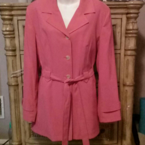 Pink trench coat, Large
