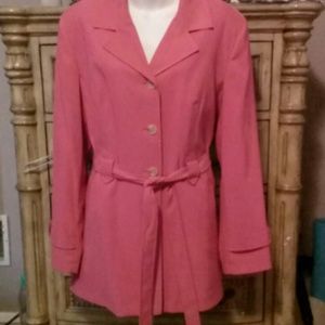 Pink trench coat, Large