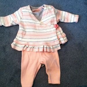 Eddie Bauer baby girl newborn outfit