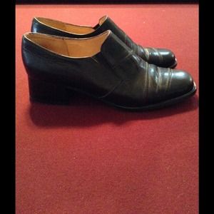 Franco Sarto black leather booties