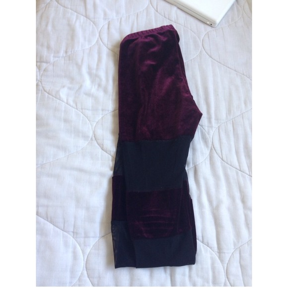 Milkyway Velvet/Mesh Leggings