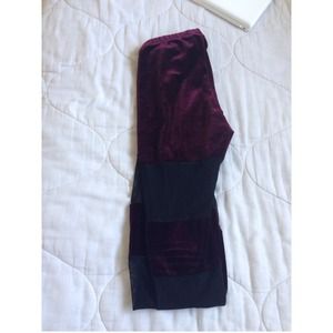 Milkyway Velvet/Mesh Leggings