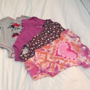 Set of 4 onesies