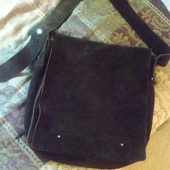 Banana Republic Genuine Leather Messenger Bag