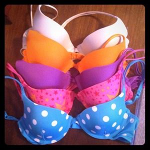 Bundle of push up bras