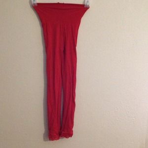 Red Leggings