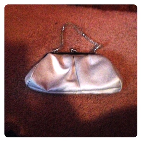 Silver handbag