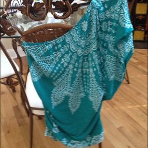 JR. Mint Colored one shoulder top