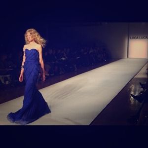 Luca Luca runway evening gown never worn