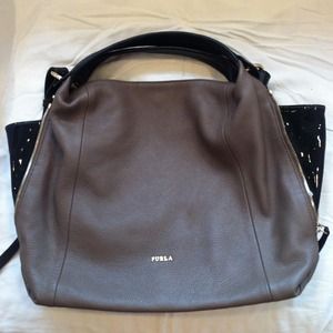 FURLA authentic leather satchel