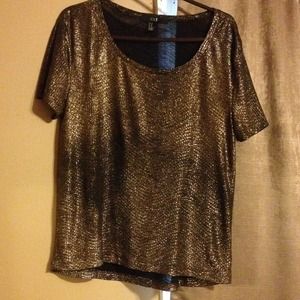 Forever 21 Gold Shirt