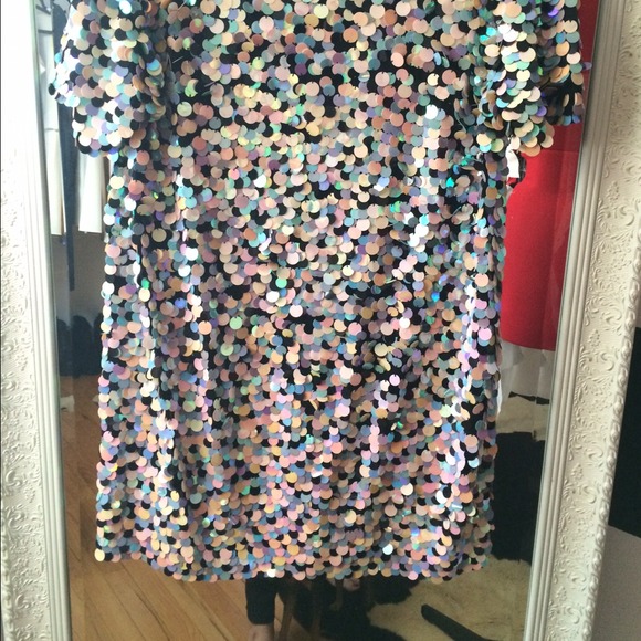 Large Sequin Shift Dress by C8 - Picture 2 of 3