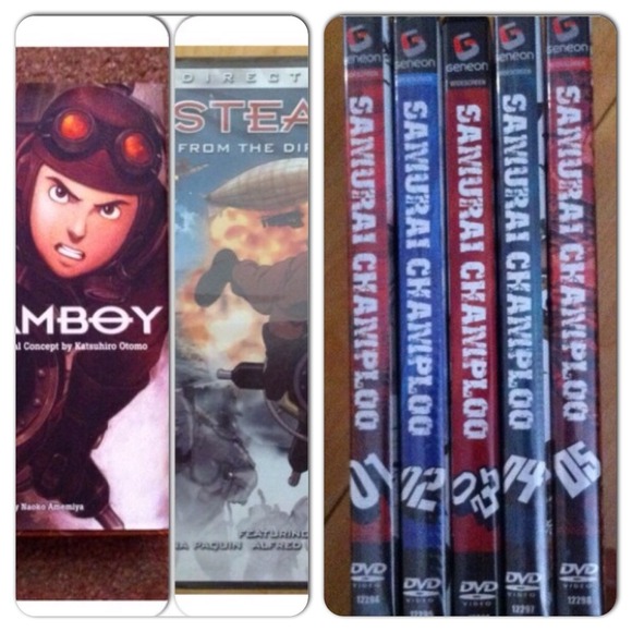 Steamboy & Samurai Champloo bundle @sailormoonscat