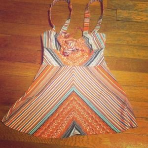 free people multicolored stripe tank.