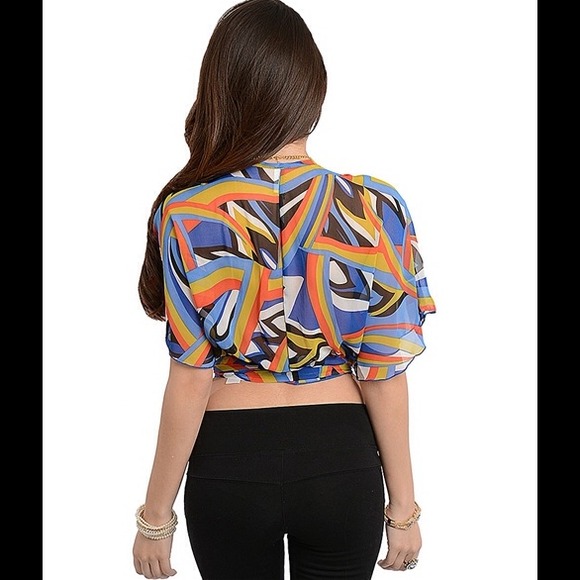 Multi color rap around top - Picture 2 of 2