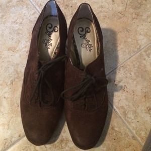 Seychelles Brown Oxfords Sz 8
