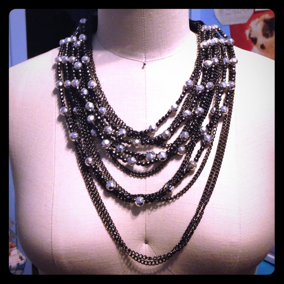 Beaded Statement Necklace