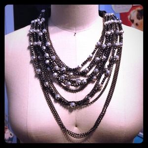 Beaded Statement Necklace