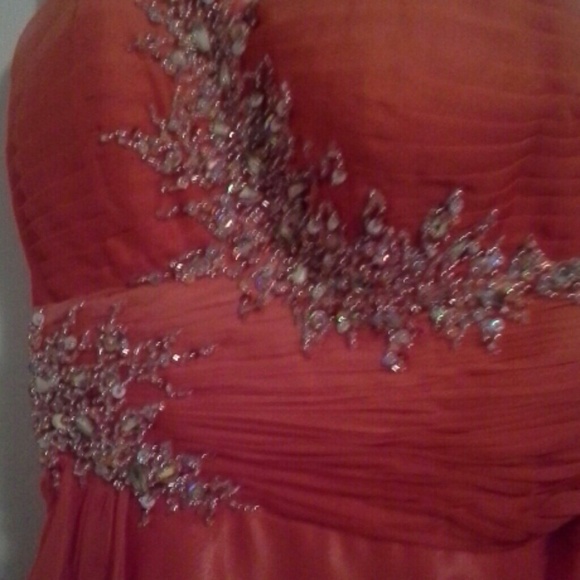 Orange Ombre Prom/Bridesmaid/Formal Gown - Picture 2 of 2