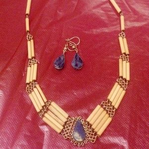 Handmade Peruvian Necklace & Earrings