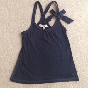 navy dark blue abercrombie top