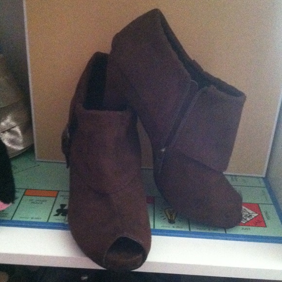 Forever brown booties