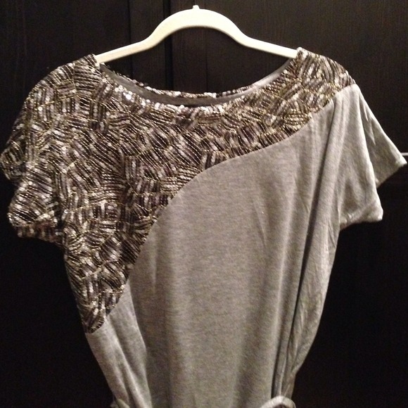 Valerie dumaine sequin t-shirt dress - Picture 2 of 4